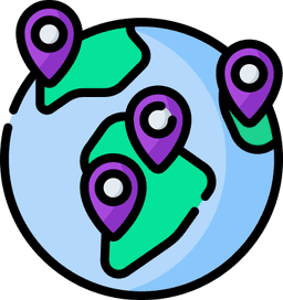 marked globe